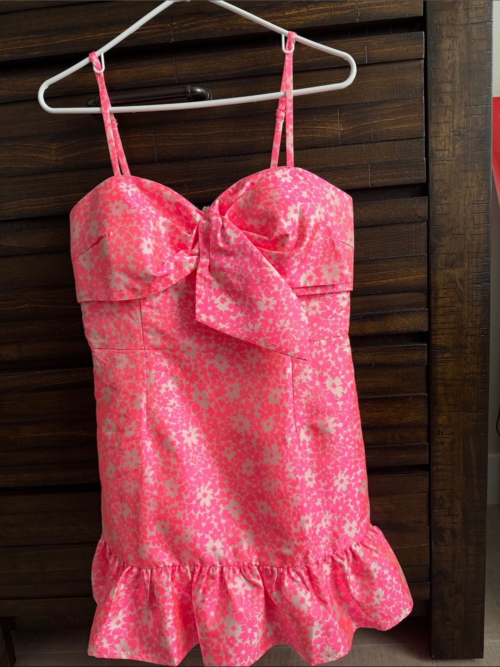 Lilly Pulitzer Hot Neon Roxie Pink Mini Short Dress with Hidden Shorts Sz 10 NWT
